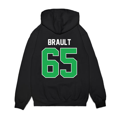 Marshall - NCAA Football : Parker Brault - Vintage Helmet Premium Hooded Sweatshirt-1