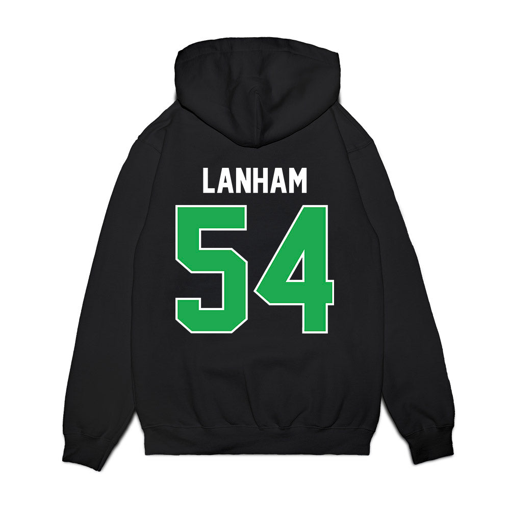 Marshall - NCAA Football : Drake Lanham - Vintage Helmet Premium Hooded Sweatshirt-1
