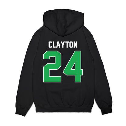 Marshall - NCAA Football : Jacarius Clayton - Vintage Helmet Premium Hooded Sweatshirt-1