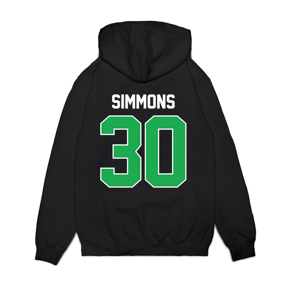 Marshall - NCAA Football : Jaasai Simmons - Vintage Helmet Premium Hooded Sweatshirt-1
