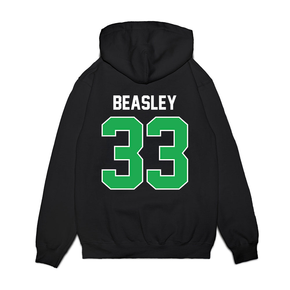 Marshall - NCAA Football : Jayoon Beasley - Vintage Helmet Premium Hooded Sweatshirt-1