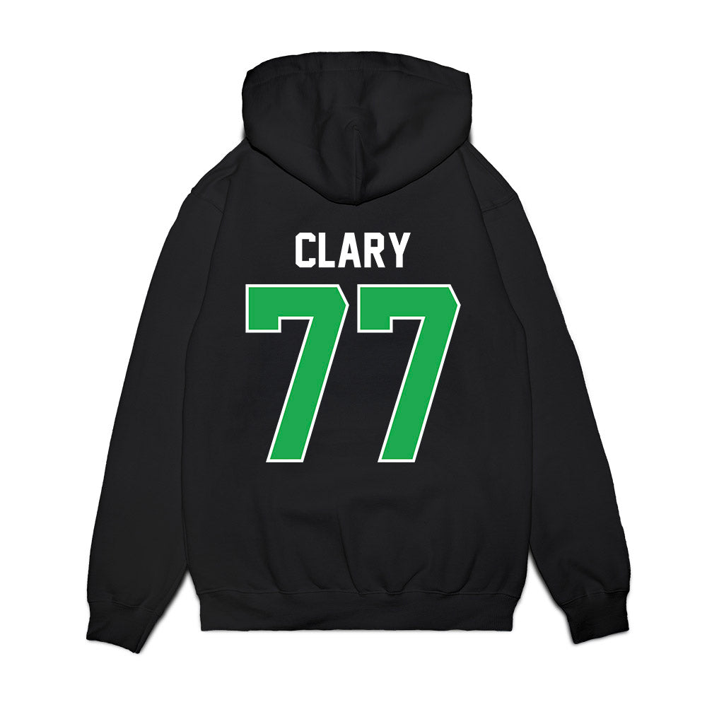 Marshall - NCAA Football : Isaac Clary - Vintage Helmet Premium Hooded Sweatshirt-1