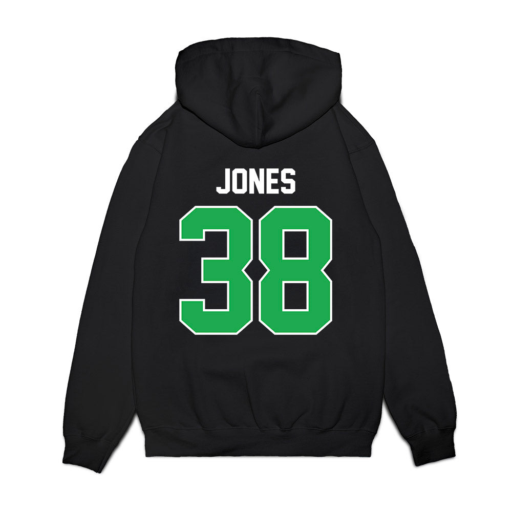 Marshall - NCAA Football : KJ Jones - Vintage Helmet Premium Hooded Sweatshirt-1