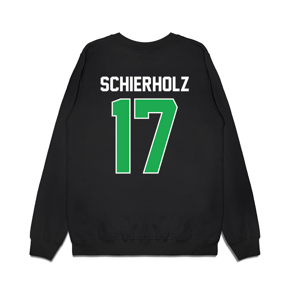 Marshall - NCAA Football : Jack Schierholz - Vintage Helmet Premium Crewneck Sweatshirt-1