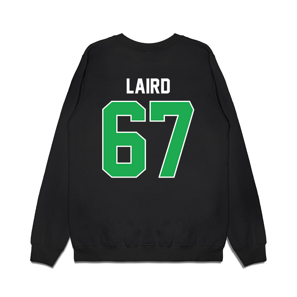 Marshall - NCAA Football : Jack Laird - Vintage Helmet Premium Crewneck Sweatshirt-1