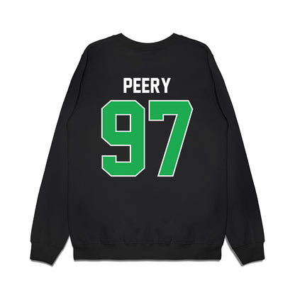 Marshall - NCAA Football : Marco Peery - Vintage Helmet Premium Crewneck Sweatshirt-1