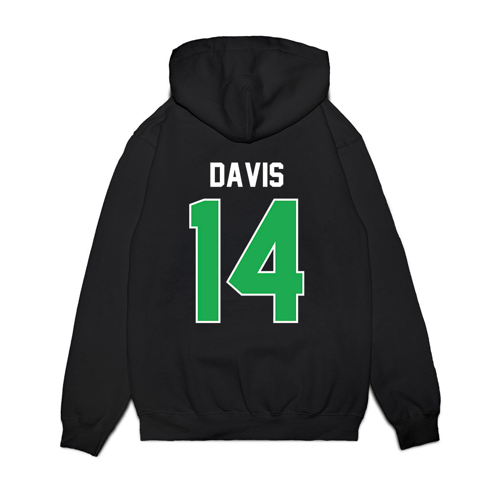 Marshall - NCAA Football : Philipp Davis - Vintage Helmet Premium Hooded Sweatshirt-1