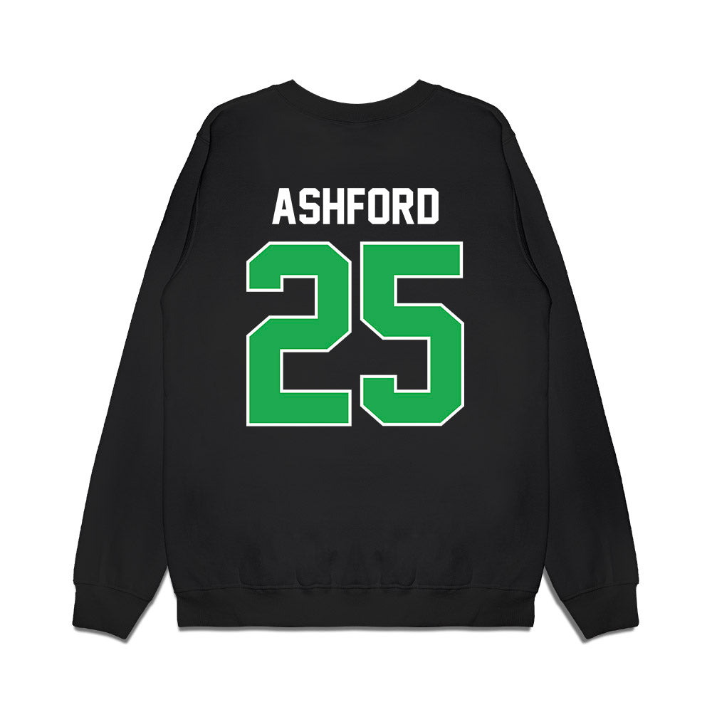 Marshall - NCAA Football : Al Ashford - Vintage Helmet Premium Crewneck Sweatshirt-1