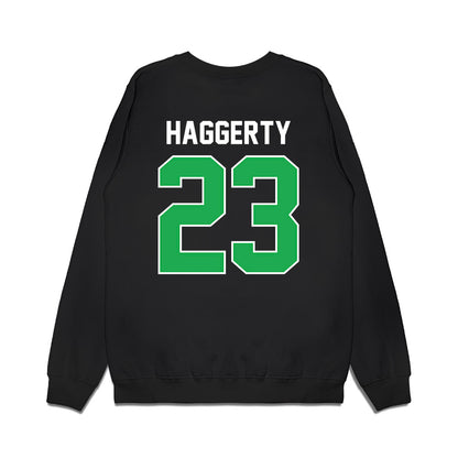 Marshall - NCAA Football : Justin Haggerty - Vintage Helmet Premium Crewneck Sweatshirt-1