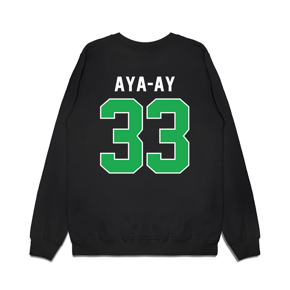 Marshall - NCAA Football : Jonny Aya-ay - Vintage Helmet Premium Crewneck Sweatshirt-1