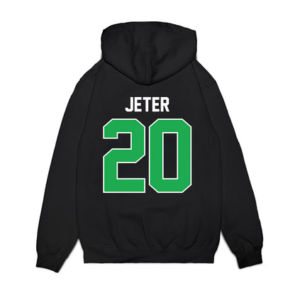 Marshall - NCAA Football : TaShawn Jeter - Vintage Helmet Premium Hooded Sweatshirt-1