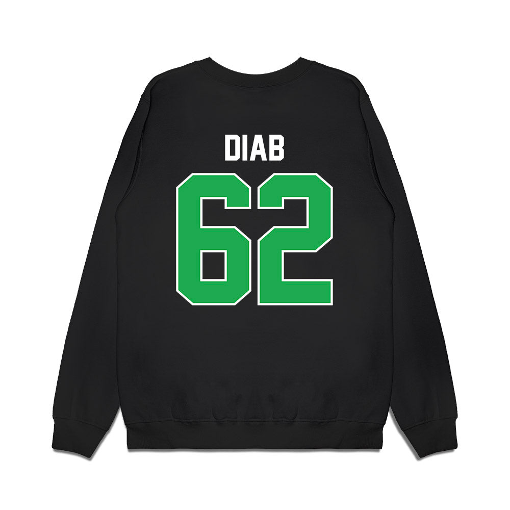 Marshall - NCAA Football : Marwan Diab - Vintage Helmet Premium Crewneck Sweatshirt-1