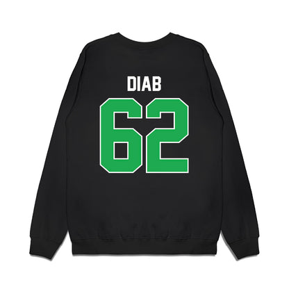 Marshall - NCAA Football : Marwan Diab - Vintage Helmet Premium Crewneck Sweatshirt-1
