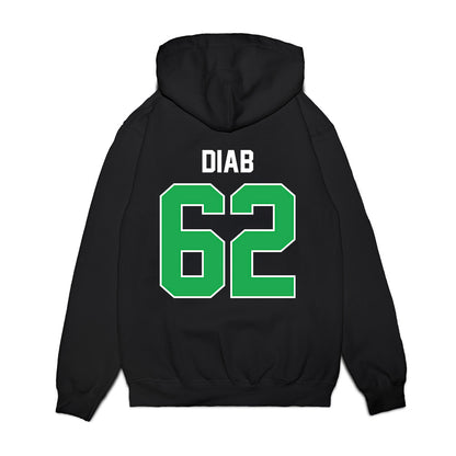 Marshall - NCAA Football : Marwan Diab - Vintage Helmet Premium Hooded Sweatshirt-1