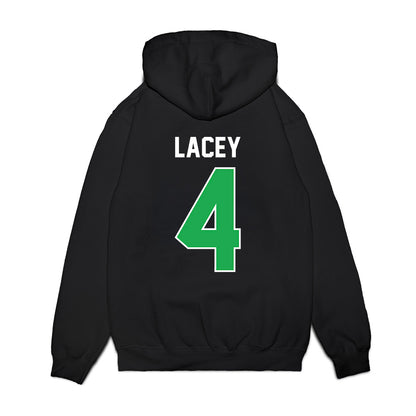 Marshall - NCAA Football : Demarcus Lacey - Vintage Helmet Premium Hooded Sweatshirt-1