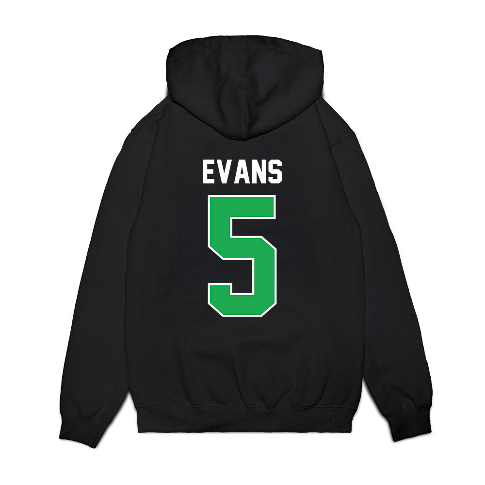 Marshall - NCAA Football : KaTron Evans - Vintage Helmet Premium Hooded Sweatshirt-1