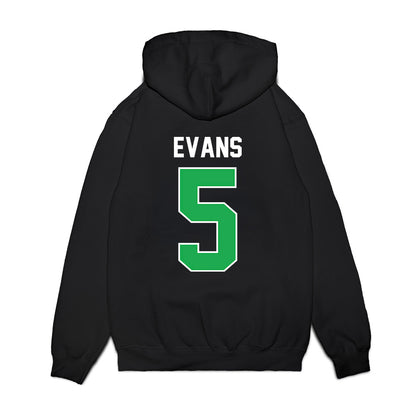 Marshall - NCAA Football : KaTron Evans - Vintage Helmet Premium Hooded Sweatshirt-1