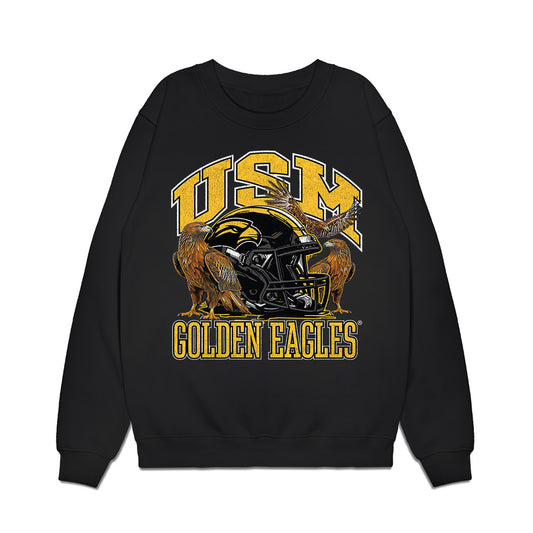 Southern Miss - NCAA Football : JJ Hawkins - Vintage Sherseys Premium Crewneck Sweatshirt-0