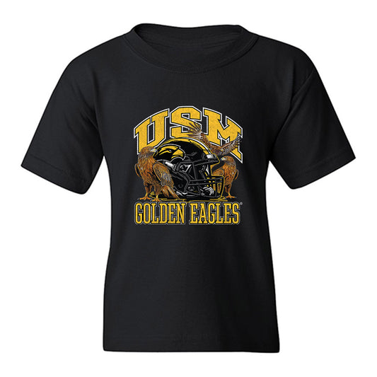 Southern Miss - NCAA Football : Jordan Pride - Vintage Sherseys Youth T-Shirt-0