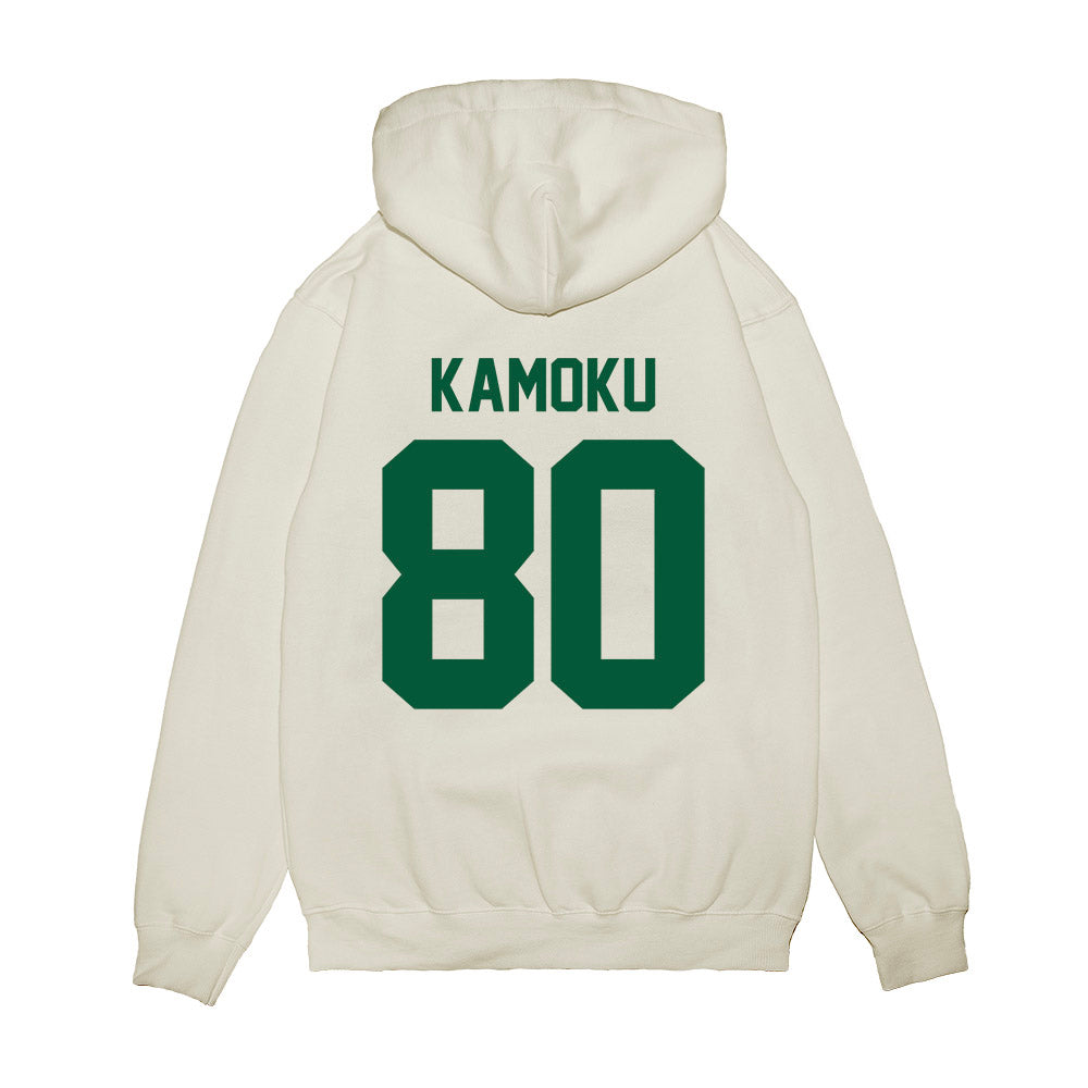 Hawaii - NCAA Football : Blaze Kamoku - Vintage Helmet Premium Hooded Sweatshirt-1