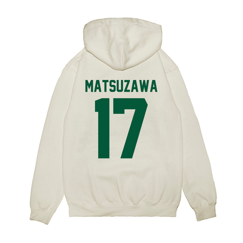 Hawaii - NCAA Football : Kansei Matsuzawa - Vintage Helmet Premium Hooded Sweatshirt-1