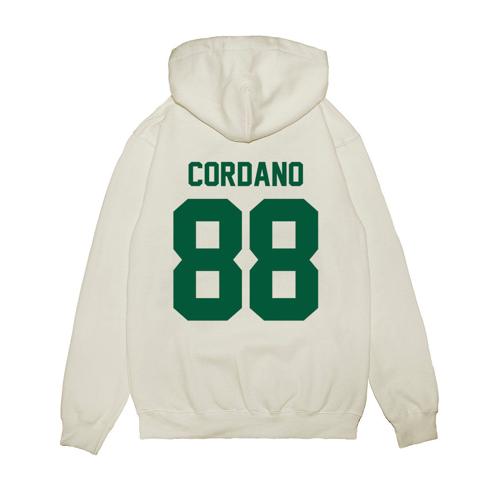 Hawaii - NCAA Football : Alan Cordano - Vintage Helmet Premium Hooded Sweatshirt-1