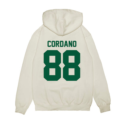 Hawaii - NCAA Football : Alan Cordano - Vintage Helmet Premium Hooded Sweatshirt-1