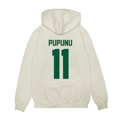 Hawaii - NCAA Football : Karsyn Pupunu - Vintage Helmet Premium Hooded Sweatshirt-1