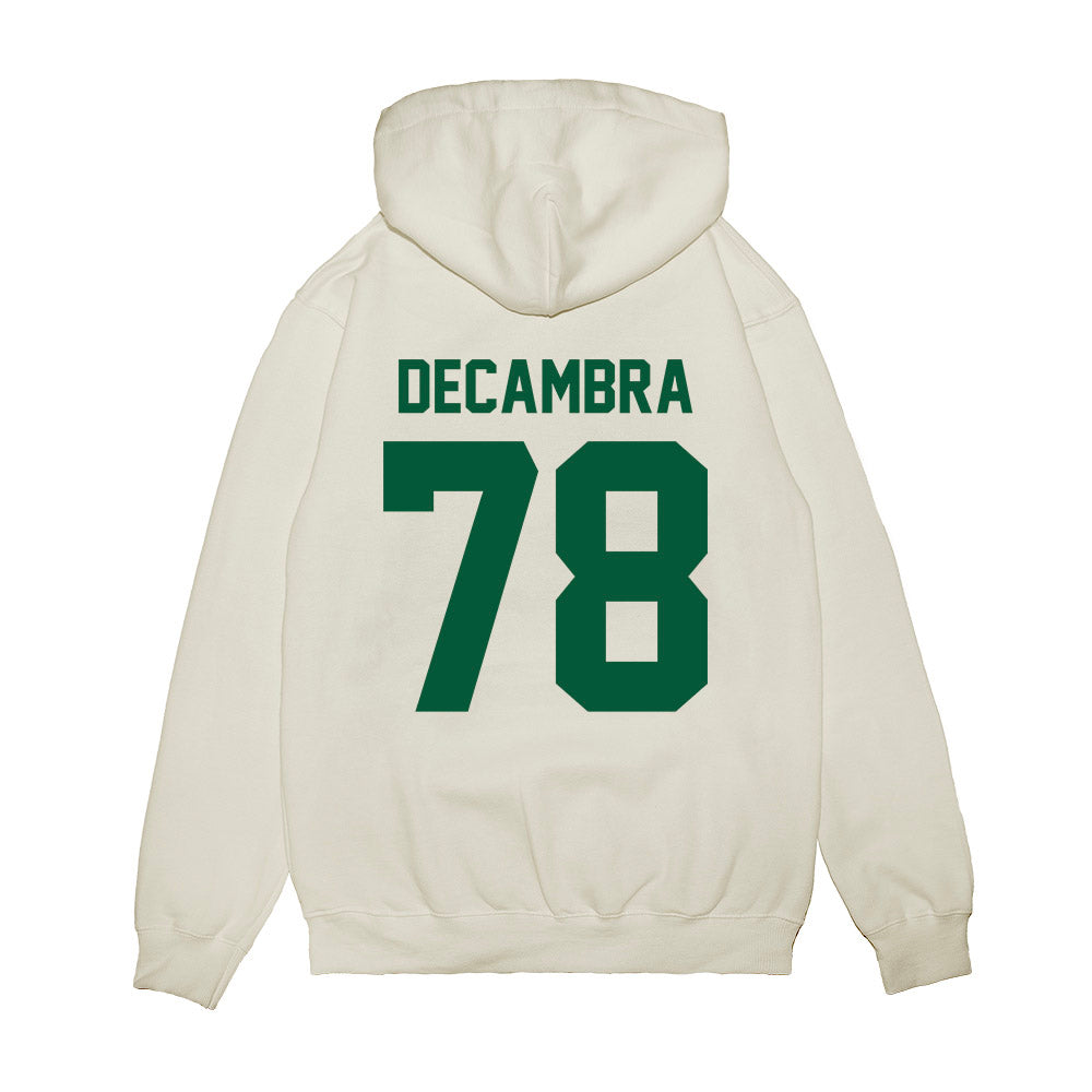 Hawaii - NCAA Football : Blaine Decambra - Vintage Helmet Premium Hooded Sweatshirt-1