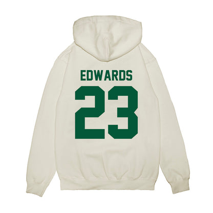 Hawaii - NCAA Football : Virdel Edwards - Vintage Helmet Premium Hooded Sweatshirt-1