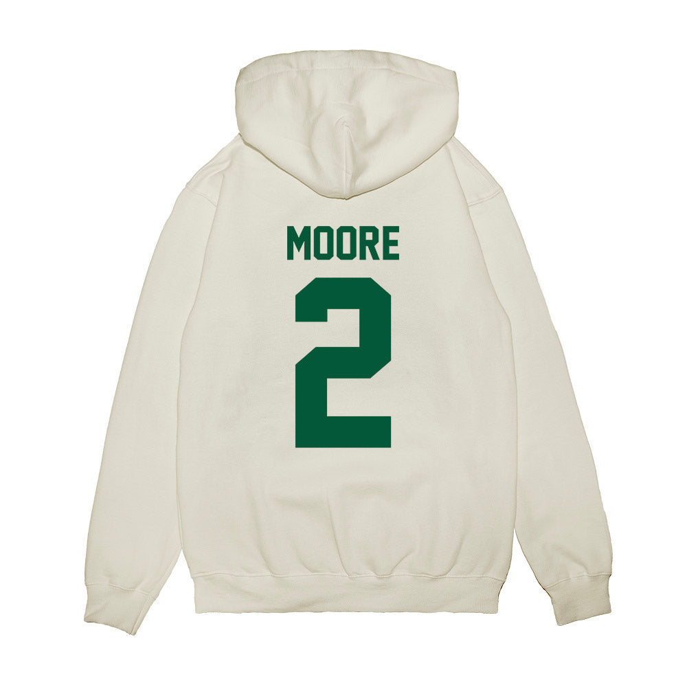 Hawaii - NCAA Football : Bronz Moore - Vintage Helmet Premium Hooded Sweatshirt-1