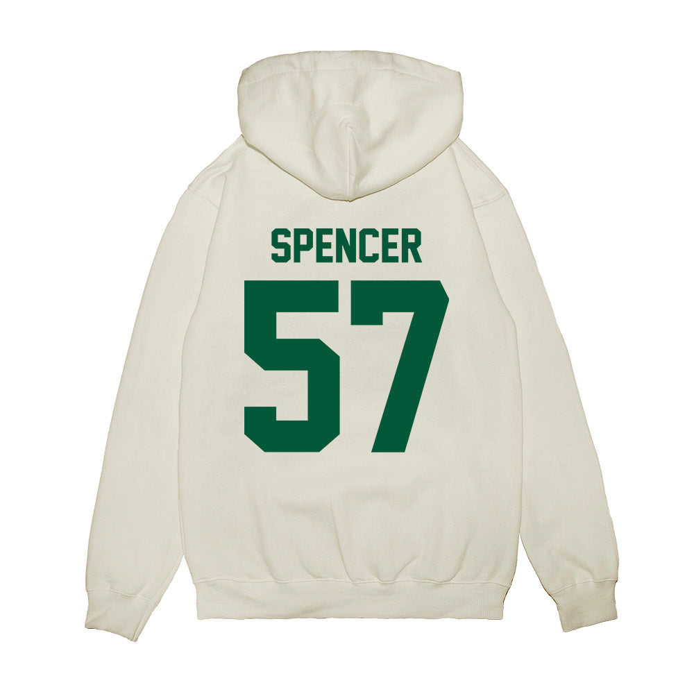 Hawaii - NCAA Football : Ethan Spencer - Vintage Helmet Premium Hooded Sweatshirt-1