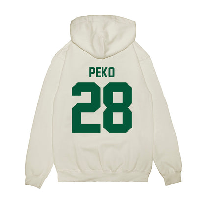 Hawaii - NCAA Football : Vaifanua Peko - Vintage Helmet Premium Hooded Sweatshirt-1