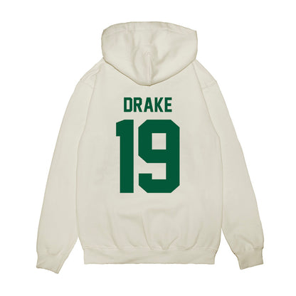 Hawaii - NCAA Football : Ben Drake - Vintage Helmet Premium Hooded Sweatshirt-1