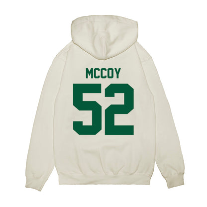 Hawaii - NCAA Football : Luther McCoy - Vintage Helmet Premium Hooded Sweatshirt-1