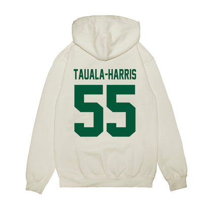Hawaii - NCAA Football : Jay Tauala-Harris - Vintage Helmet Premium Hooded Sweatshirt-1