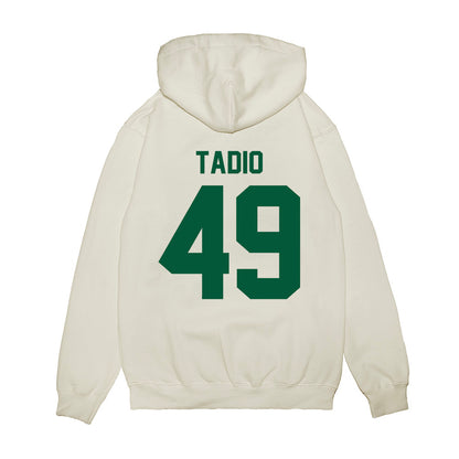 Hawaii - NCAA Football : Dennis Tadio - Vintage Helmet Premium Hooded Sweatshirt-1