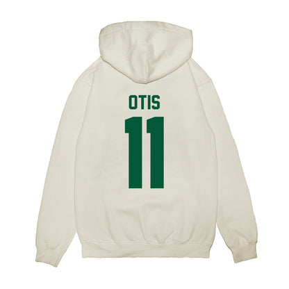 Hawaii - NCAA Football : Jamih Otis - Vintage Helmet Premium Hooded Sweatshirt-1