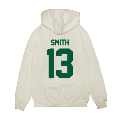 Hawaii - NCAA Football : Jalen Smith - Vintage Helmet Premium Hooded Sweatshirt-1
