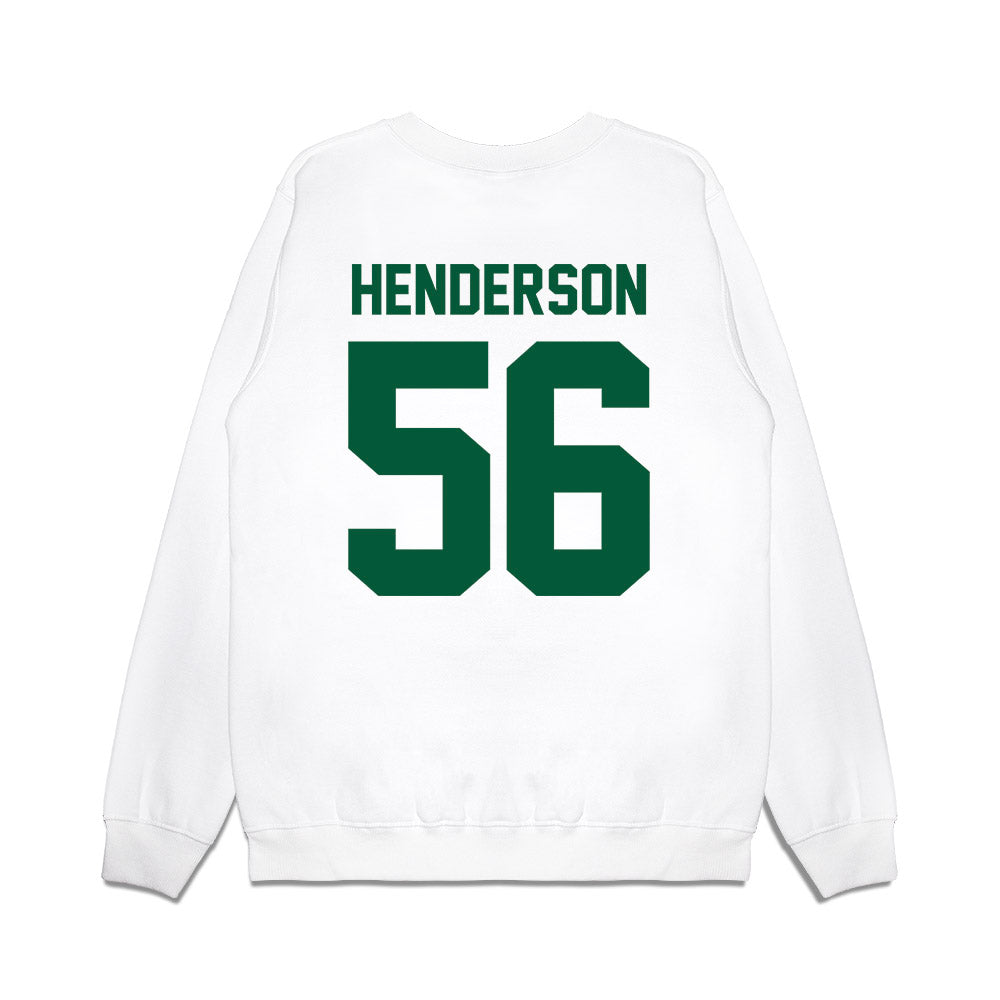 Hawaii - NCAA Football : Boogie Henderson - Vintage Helmet Premium Crewneck Sweatshirt-1