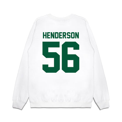 Hawaii - NCAA Football : Boogie Henderson - Vintage Helmet Premium Crewneck Sweatshirt-1