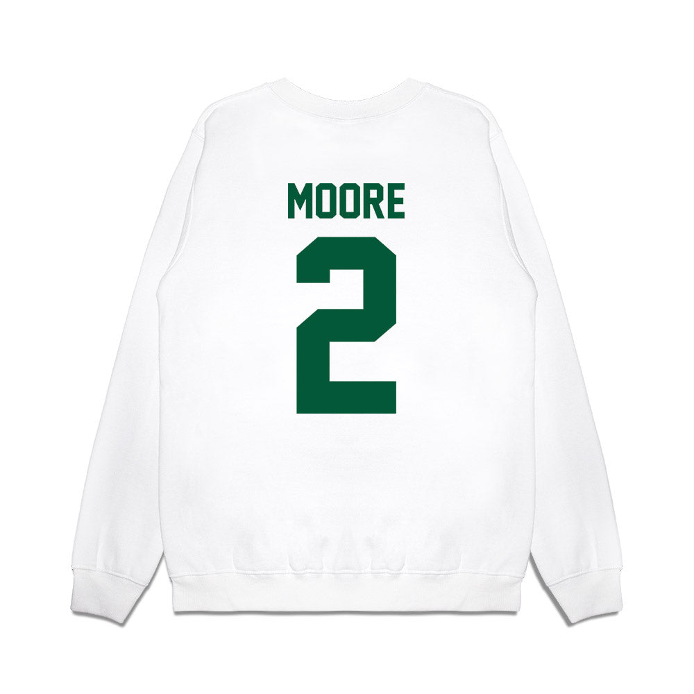 Hawaii - NCAA Football : Bronz Moore - Vintage Helmet Premium Crewneck Sweatshirt-1