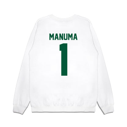 Hawaii - NCAA Football : Peter Manuma - Vintage Helmet Premium Crewneck Sweatshirt-1