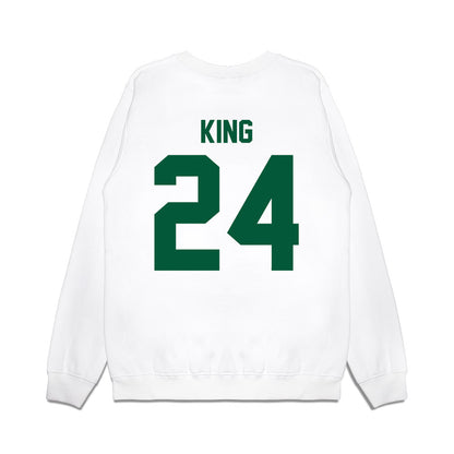 Hawaii - NCAA Football : Devyn King - Vintage Helmet Premium Crewneck Sweatshirt-1
