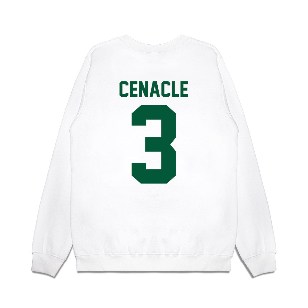 Hawaii - NCAA Football : Nicholas Cenacle - Vintage Helmet Premium Crewneck Sweatshirt-1