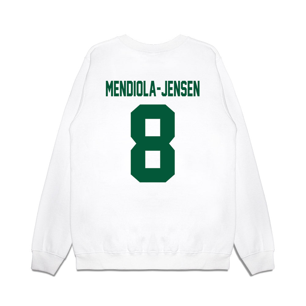Hawaii - NCAA Football : Kilinahe Mendiola-Jensen - Vintage Helmet Premium Crewneck Sweatshirt-1