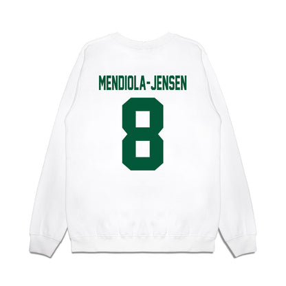 Hawaii - NCAA Football : Kilinahe Mendiola-Jensen - Vintage Helmet Premium Crewneck Sweatshirt-1
