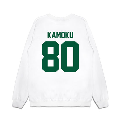 Hawaii - NCAA Football : Blaze Kamoku - Vintage Helmet Premium Crewneck Sweatshirt-1