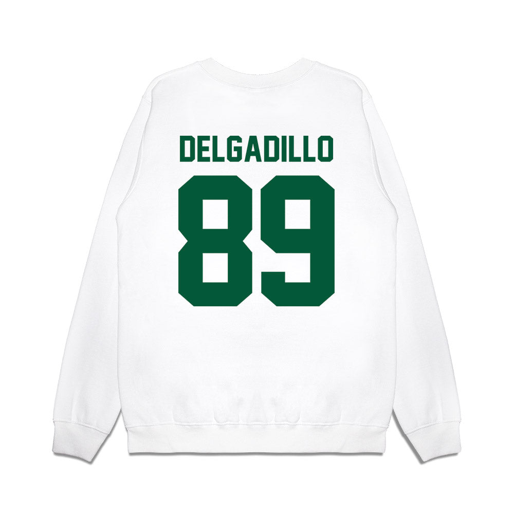 Hawaii - NCAA Football : Nick Delgadillo - Vintage Helmet Premium Crewneck Sweatshirt-1