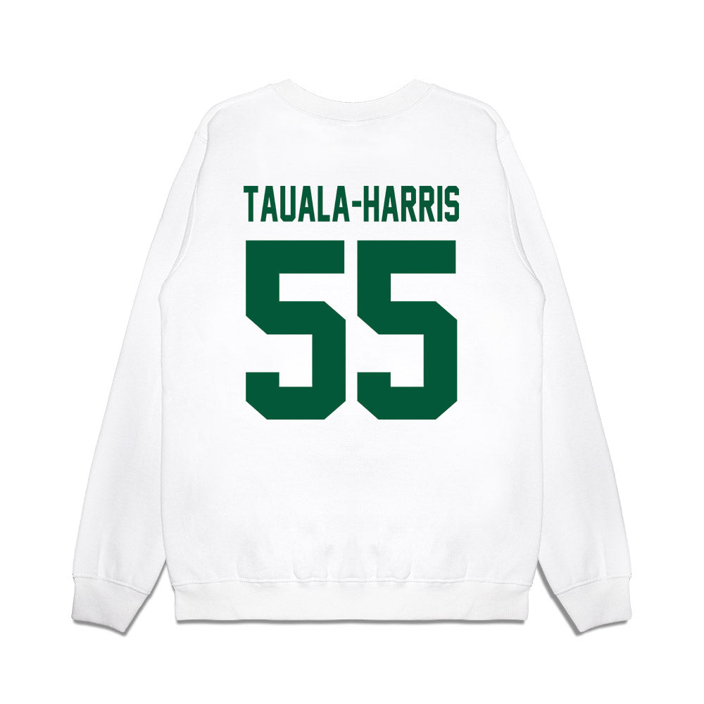 Hawaii - NCAA Football : Jay Tauala-Harris - Vintage Helmet Premium Crewneck Sweatshirt-1